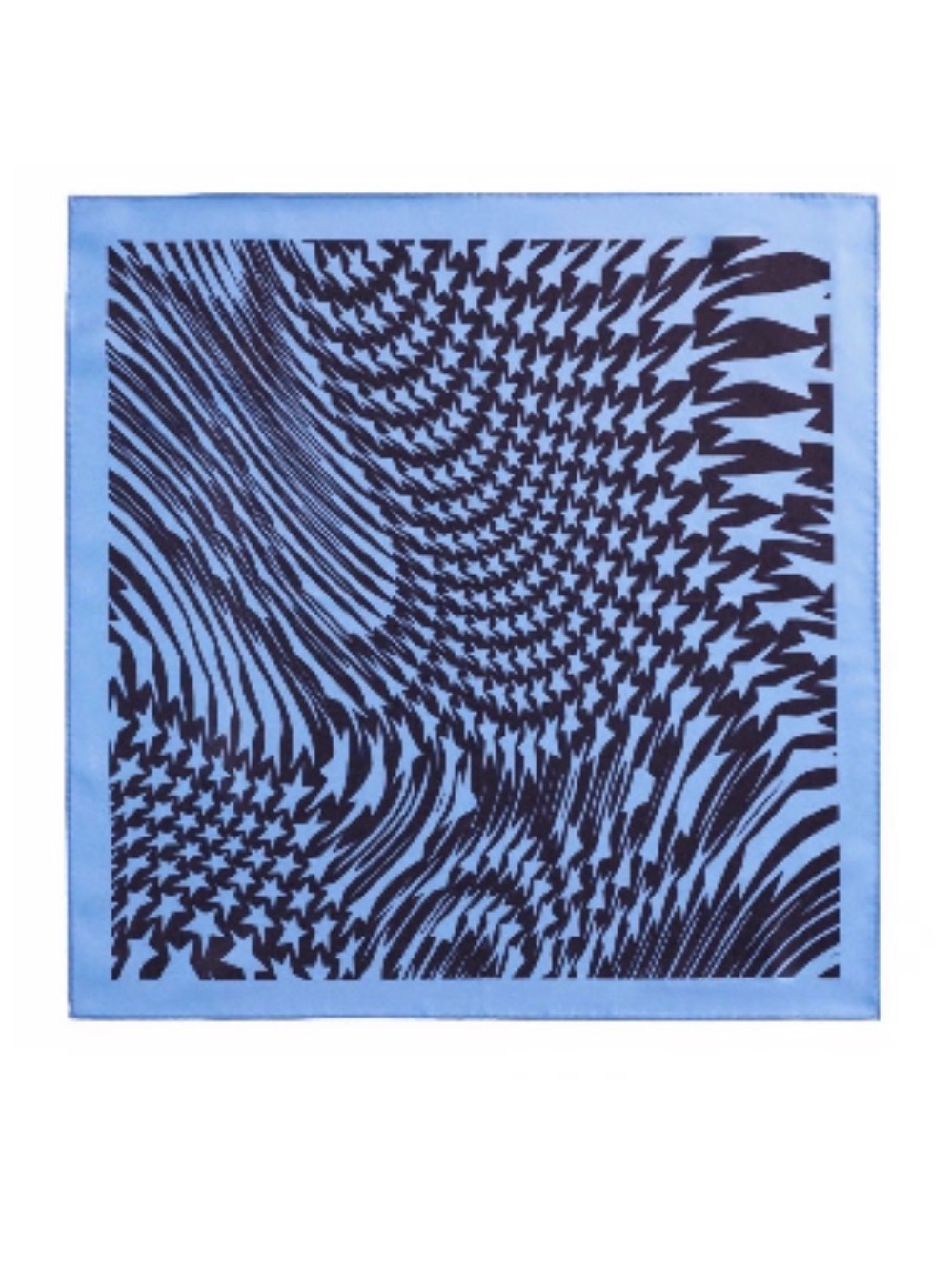 Mugler H&M Swirling-star Silk Scarf